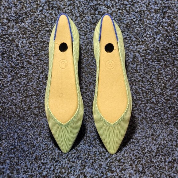 Rothys The Point Women's Size US Mint Green Pointed Toe Slip on